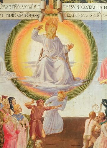 Cuadro Fra Angelico Juicio Final pintura para decorar un salon elegante