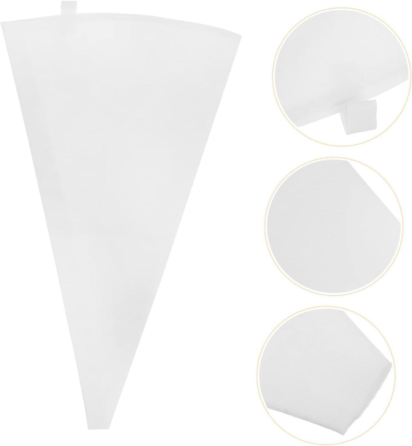 Reusable Cotton Canvas Pastry Bags for Cake Decorating, 2 Pack
