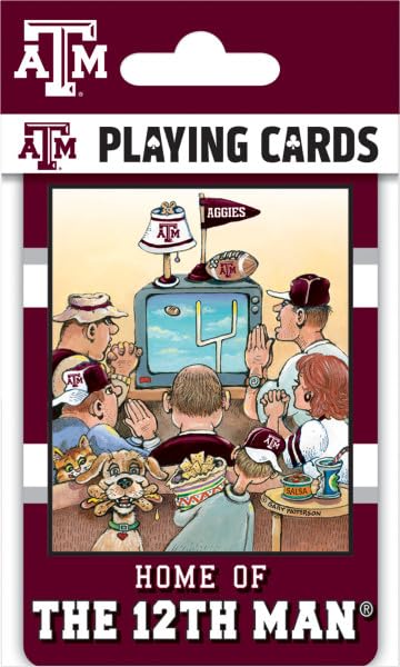 Masterpieces Texas A&M Aggies Fan Deck Playing Cards - 54 Card Deck