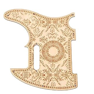 Dilwe Pickguard Guitare, Plaque en Bois d’érable Pickguard Vintage pièces de Rechange pour Guitare TL - Les Beatles, Paul McCartney, John Lennon, RIngo Starr, George Harrison Dilwe Pickguard Guitare, Plaque en Bois d'érable Pickguard Vintage pièces de Rechange pour Guitare TL – Image 5