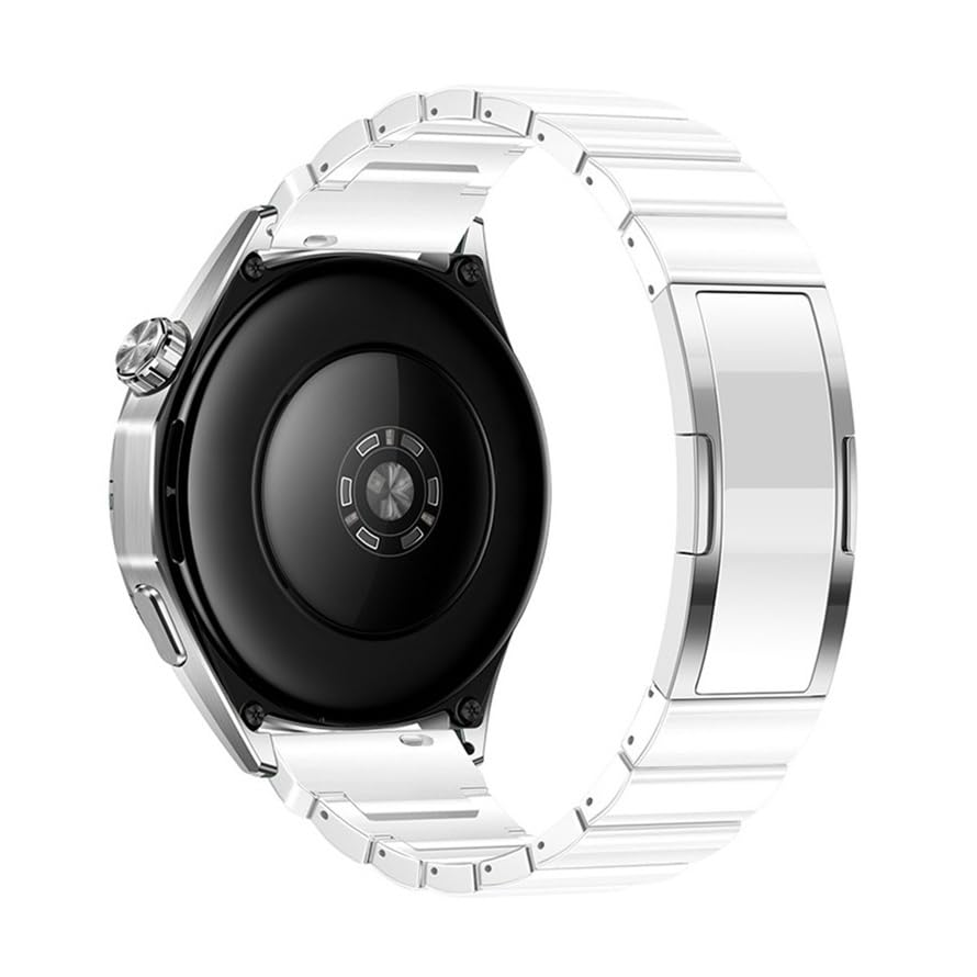 Correa cerámica 18mm de Huawei Watch GT5 un eslabón con acabado de lujo