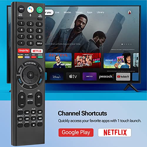 Image of for Sony-TV-Remote-Voice, Replacement for Sony Bravia Remote RMF-TX310U for All OLED LED Smart TVs with Voice Control, 1-Year Warranty