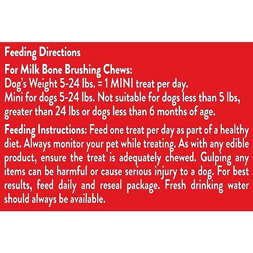 Image of Milk-Bone Brushing Chews Mini Daily Dental Dog Treats, 18.9 oz Bag