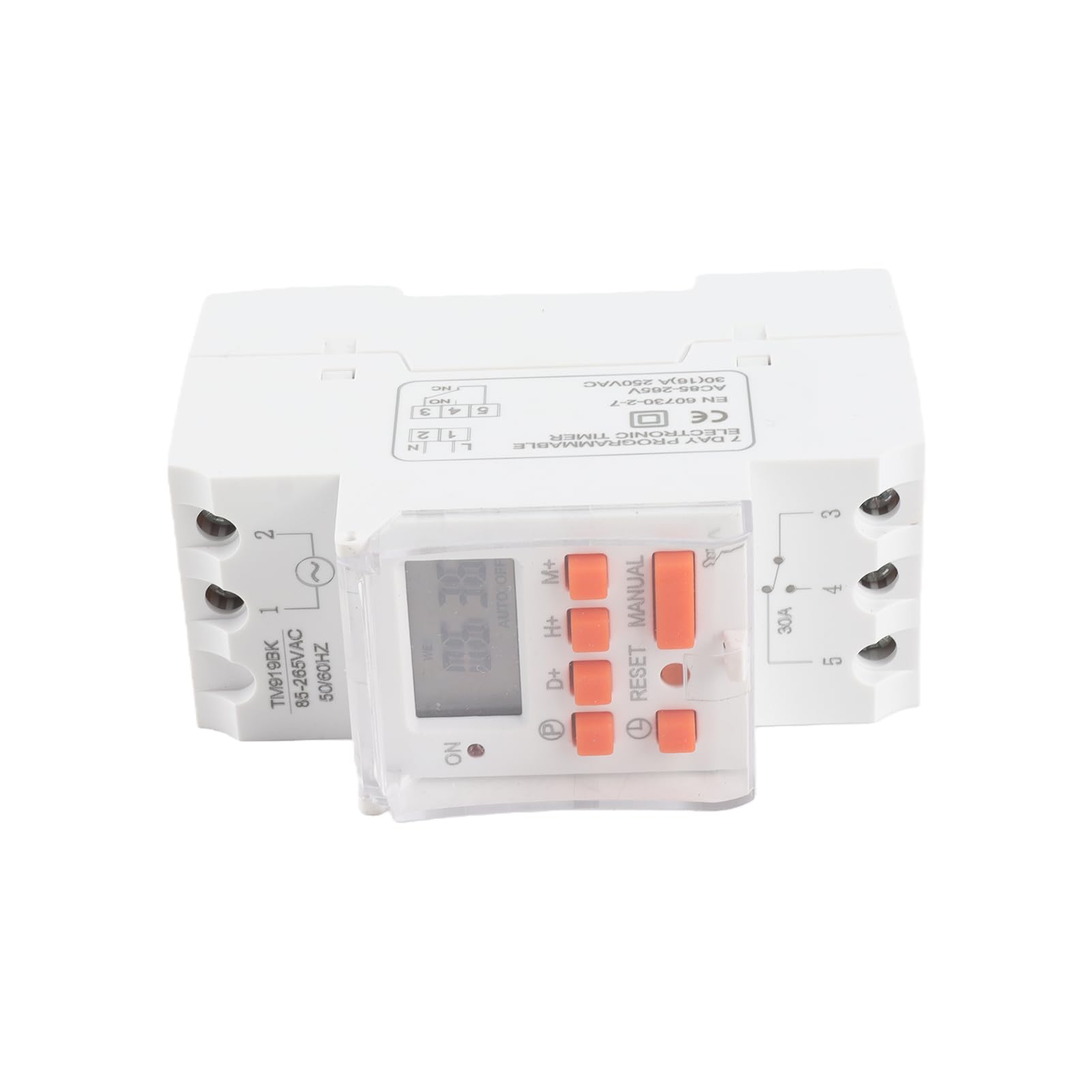 AC 85-265V 30A Timer Switches TM919BK Digital Timer 24Hours 7Days