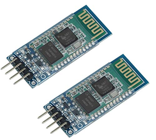 TECNOIOT 2pcs HC-06 Wireless Bluetooth Module with Slave Base