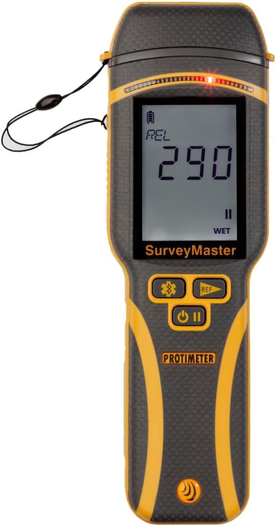 Protimeter SurveyMaster moisture meter in non-invasive mode