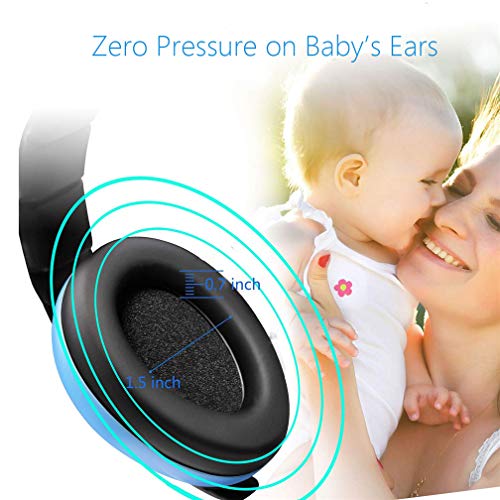 Image of Baby Ear Protection,Noise Cancelling Headphones For Kids For 0-3 Years Babies,Toddlers,Infant For Sleeping Airplane Concerts Theater Fireworks,Baby Earmuffs inch
