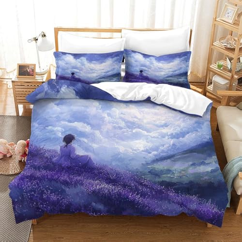 Housse de couette anti-acarien et résistante pour lit de couple - 3
