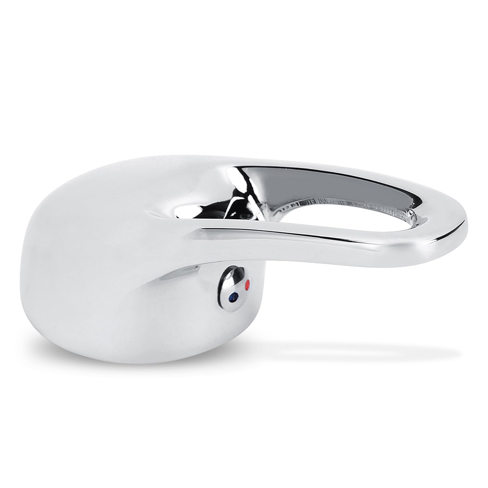 Raguso Silver 35Mm Zinc Alloy Basin Mixer Faucet Tap Single Lever Handle Universal Replacement Kitchen Bathroom