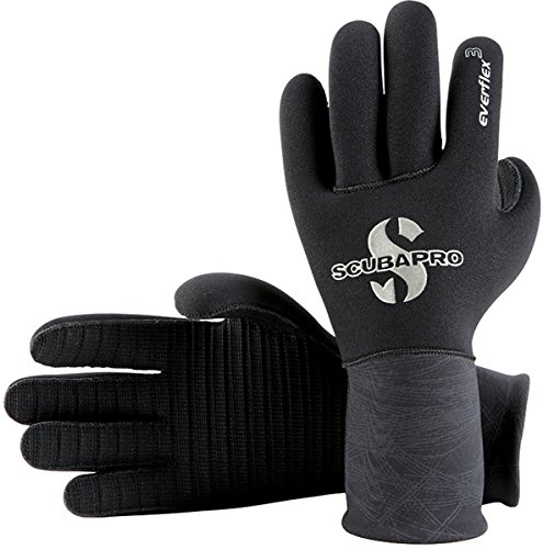 SCUBAPRO Everflex Dive Glove, 3mm, Black, XS
