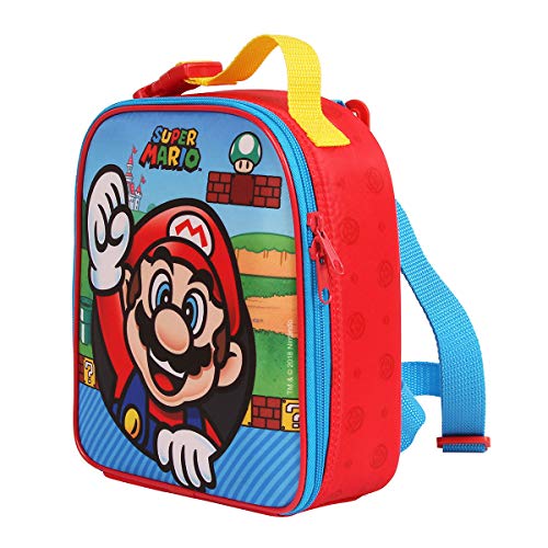 Lancheira Soft Nintendo Super Mario, 11542, DMW Bags