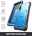 Poetic Revolution Series Phone Case for Samsung Galaxy A50/A50s Case, Full-Body Rugged Dual-Layer Shockproof Protective Cover with Kickstand and Built-in-Screen Protector, Blue