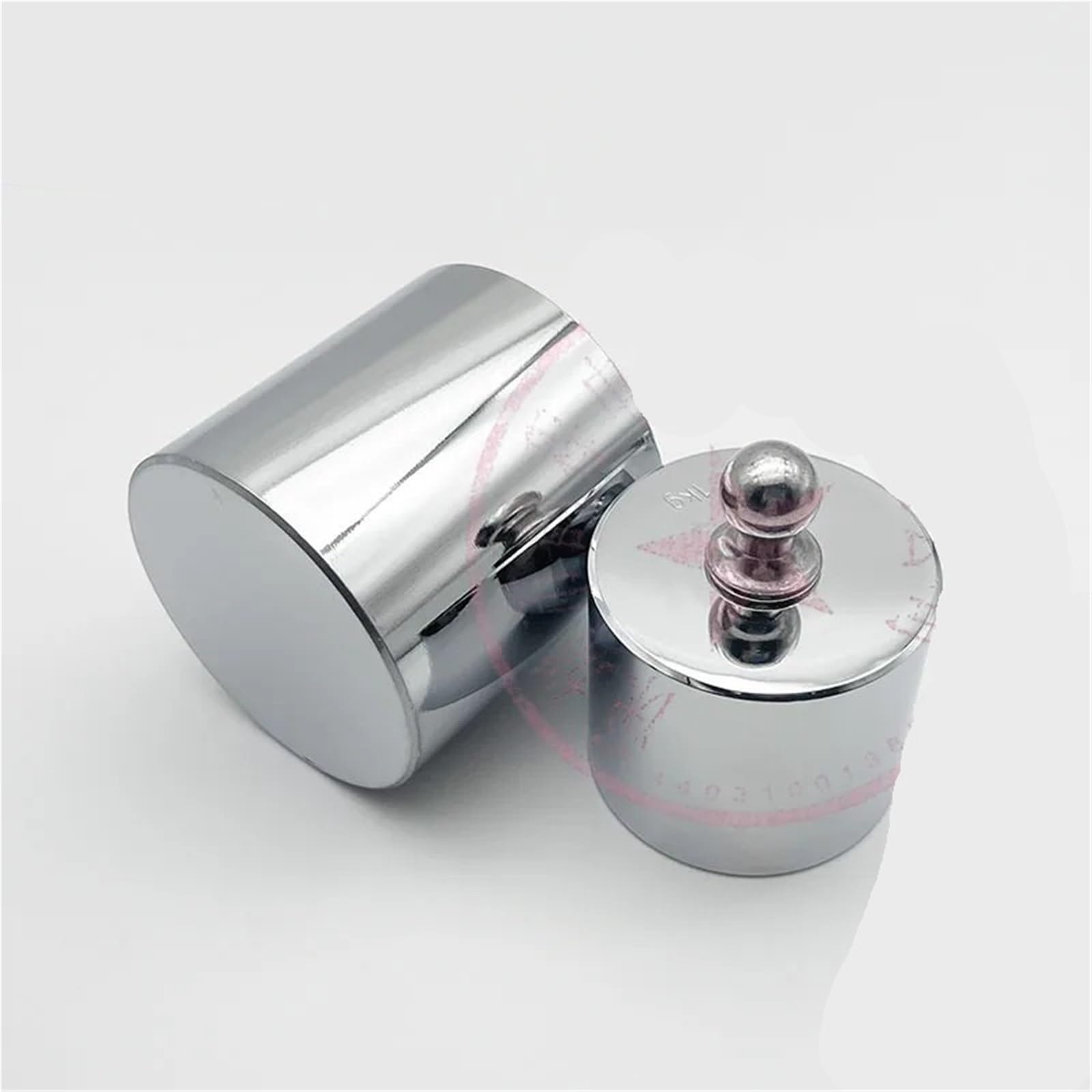 Balanza electrónica cromada de acero inoxidable de 1 g a 2 kg con pesa estándar M1. Método de calibración.(500g)
