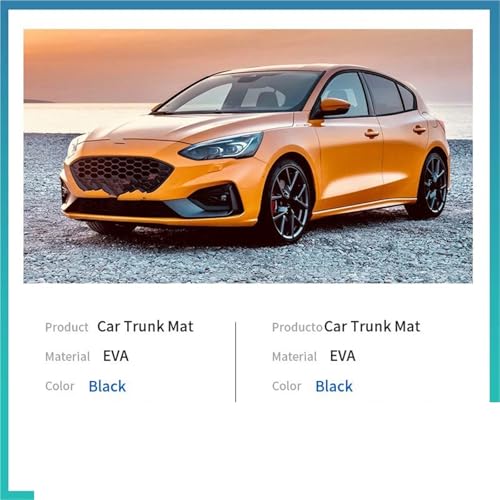 Tapis de coffre pour Ford Focus 4 MK4 Hatchback 2019-2023 imperméable - 3