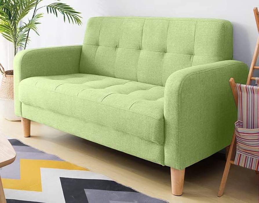 Amazon｜Kennkari ソファー 2人掛け ファブリック ローソファ 二人がけ