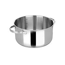 Moneta Allegro Casseruola 2m 22 cm in Acciaio Inox per tutti i Fuochi 3.9 Litri