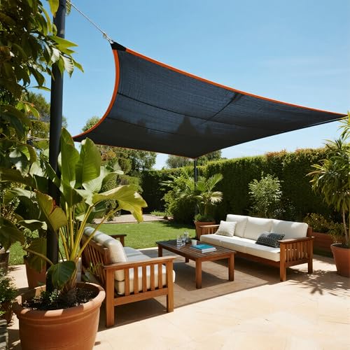 Image of winemana 10x20ft Shade Cloth 90% UV Mesh Tarp Dog Kennel Cover Sun Shade | For Garden Greenhouse Pergola Chicken Coop, Outdoor Porch Patio Vegetables Plants Sunshade
