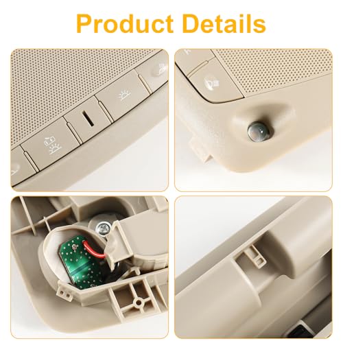 Consola de techo para Altima 2013-2018 Sentra 2013-2015 miniatura 3