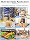 Paketwaage, Hochpräzise Plattformwaage 200kg/10g,Postwaage aus Edelstahl mit Halte/Tara Funktion,Wandmontiertem LCD Display, Inklusive Batterien & Typ-C, für Pakete, Gepäck, Lagerhaus,Unternehmen