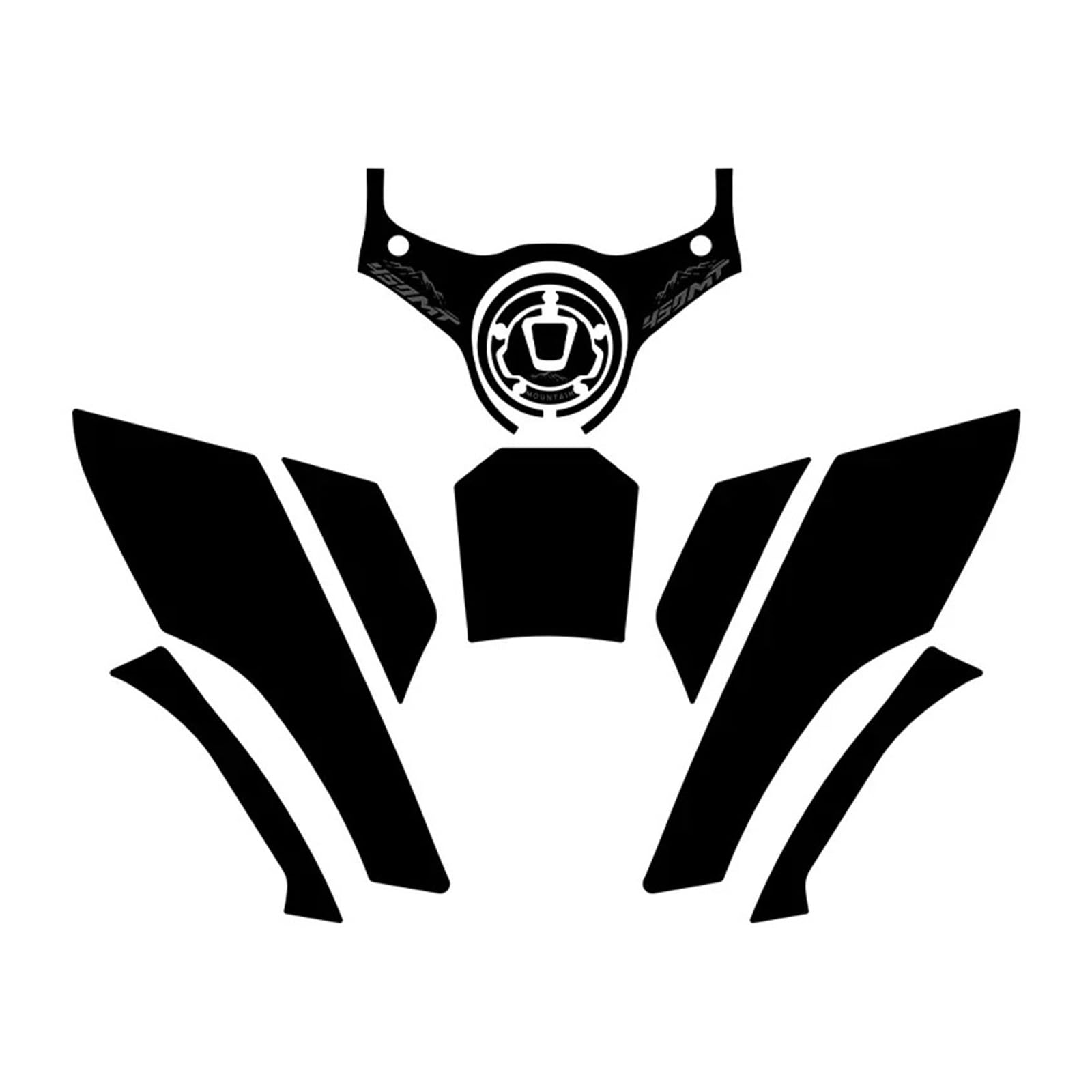 Motorbike Tank Pad Sticker for 450MT 450 MT