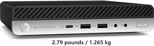 Miniatura 2 de HP EliteDesk 705 G4 Mini computadora de escritorio, AMD Quad-Core Ryzen 5 2400GE hasta 3.8 GHz, 16 GB DDR4 RAM, 512 GB SSD, teclado, mouse, Windows
