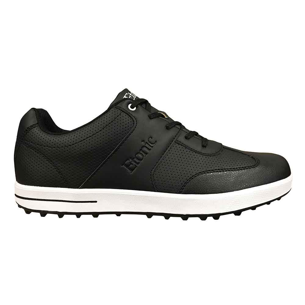Etonic New Mens Comfort Hybrid Waterproof Golf Shoes Black/White Sz