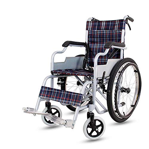 車椅子 軽量車椅子 14kg 折りたたみ式 持ち運びに便利 アームレスト 背もたれ シート スイング レッグレスト B