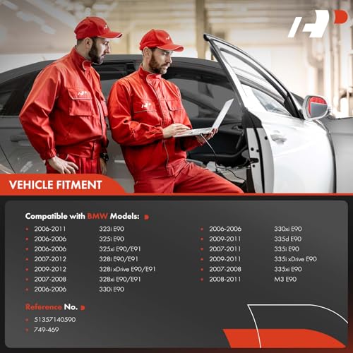 image for A-Premium Power Window Regulator without Motor Replacement for BMW E90