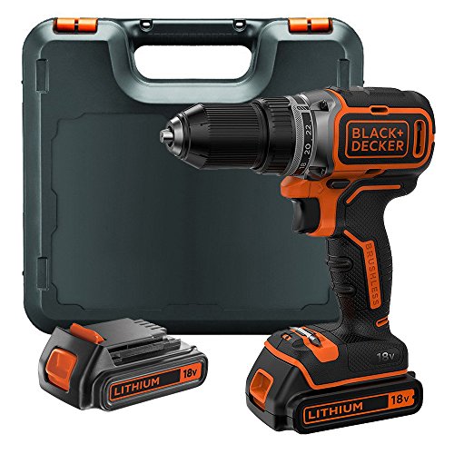 Black & Decker BL186K1B2 Perceuse visseuse brushless 18V 2x batteries coffret