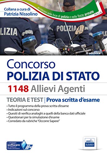 Concorso Polizia di Stato - 1148 Allievi Agenti - Manuale