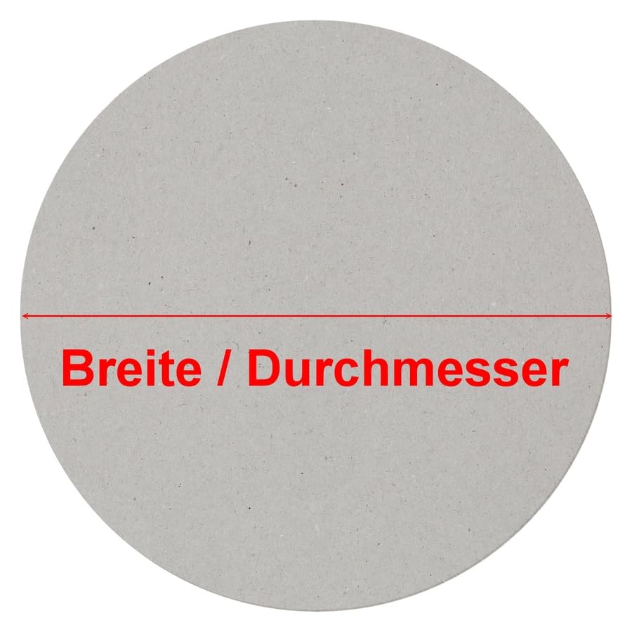 Dischi di cartoncino - 3-50cm per bricolage e decorazione, Diametro: Ø 60cm, Confezione da: 1 pezzo