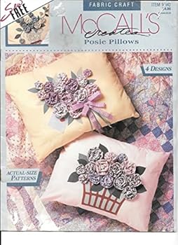 Staple Bound Posie Pillows STITCHING Craft Book # 14143 Book