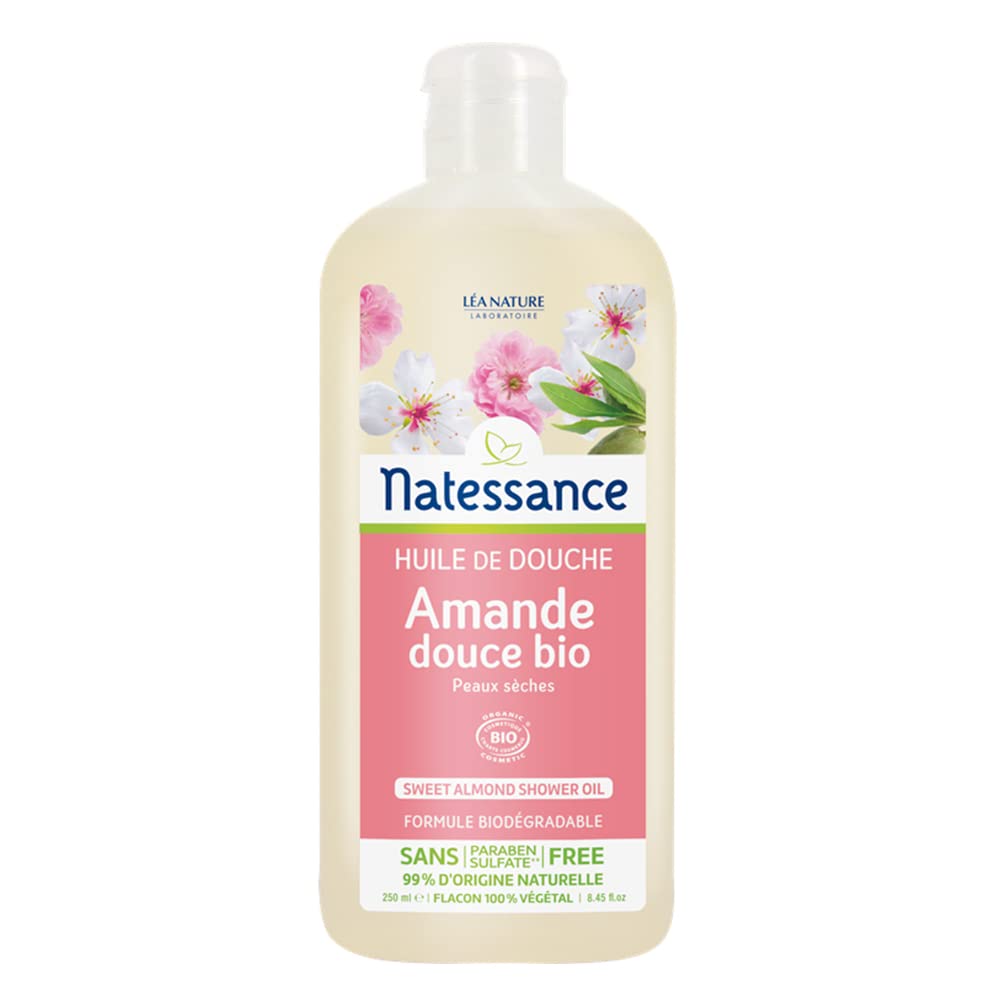 Natessance Aceite de Ducha Orgánica Dulce Almendra 250ml