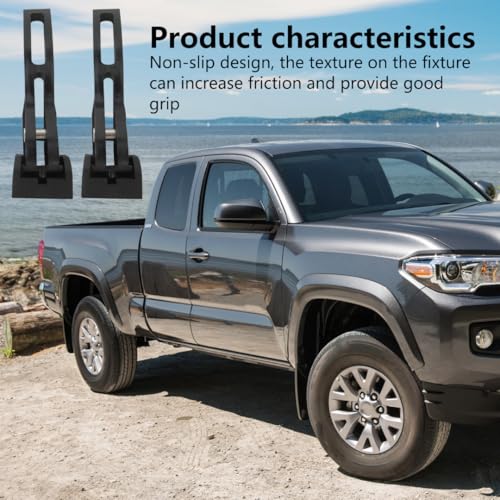 Latest Updated 2 Pcs Universal Replacement Parts Set for Hard Tri-Fold Tonneau Cover with Front Clamp/Rear Clamp
