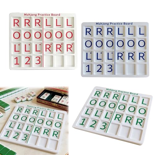 Solo Mahjong Board Practice, Portable American Mahjong miniatura 4