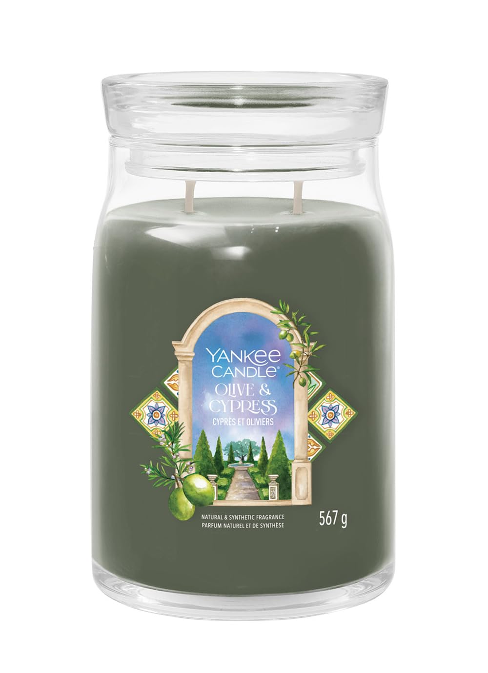 Yankee Candle Olive & Cypress Large Jar