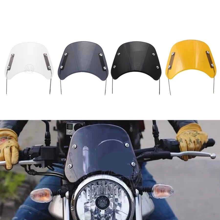 Déflecteur de vent de pare-brise de moto universel aérodynamique anti-turbulence - 2