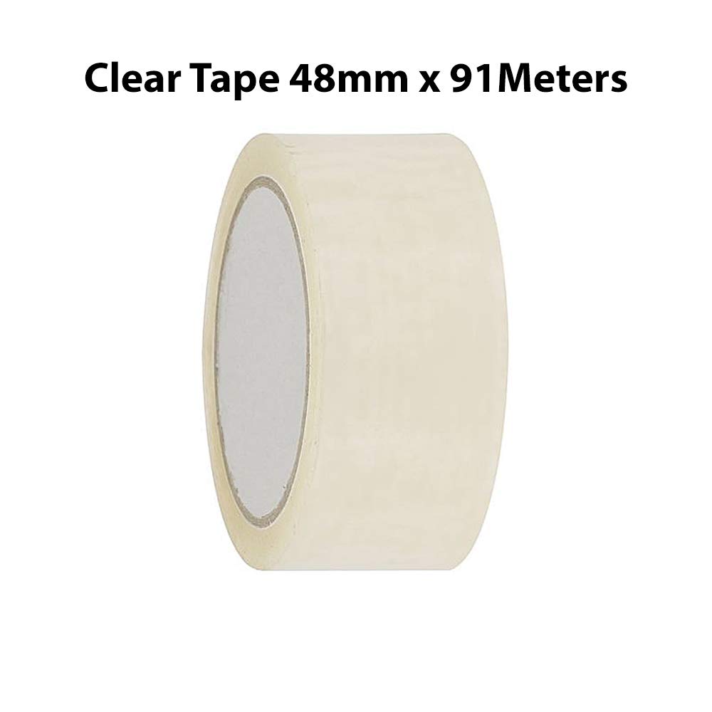 LIVERPOOLENTERPRISESLTDClear Packing Tape 48MM x 91M x1Roll