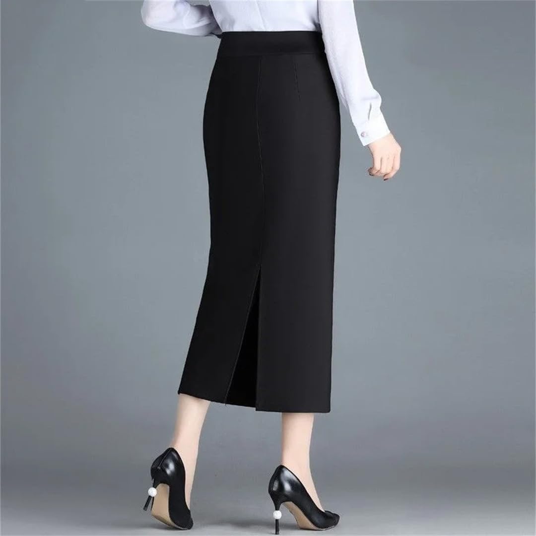 Gonne a matita tinta unita per donne ufficio business sottile gonne midi pacchetto sexy gonne hip