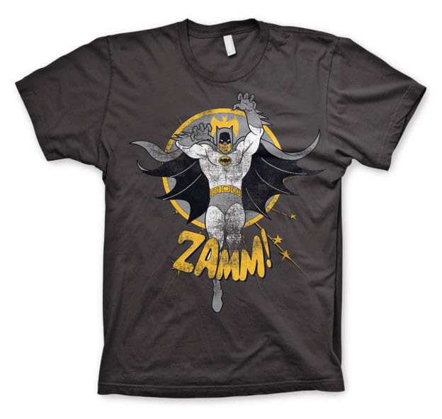 Batman T-Shirt Manches Courtes Noir pour les Sorties Urbaines entre Amis