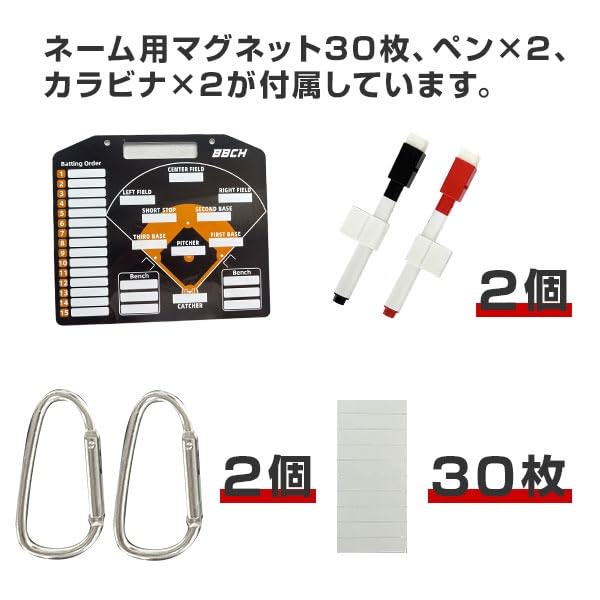 Amazon | 野球 作戦 ボード 作戦盤 作戦ボード 赤・黒のマーカー1本