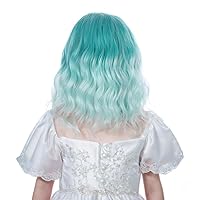 Vista 39 de Peluca rubia para niños, peluca ondulada corta y rizada para niñas, pelucas rubias doradas, pelucas de corte Bob rubio con raya lateral