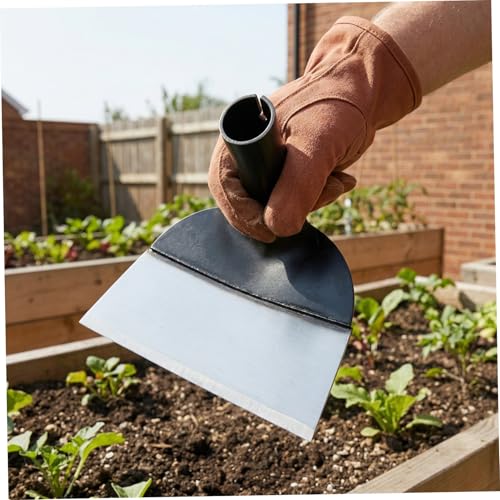 Azada de jardín metálica Baluue para cultivo y deshierbe miniatura 4