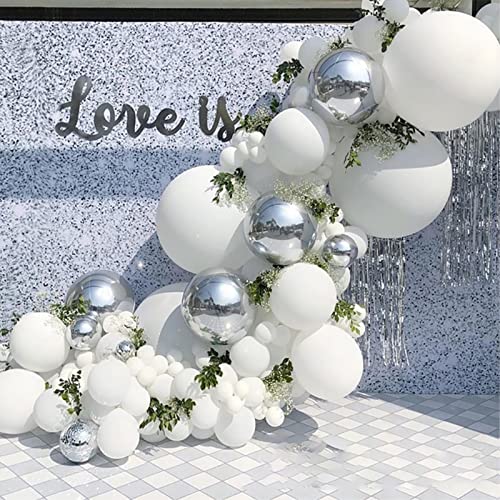 Image of 5 inch White Latex Balloons, 100 pcs Mini Thick Party Balloons for Birthday Wedding Baby Shower Decorations(White)