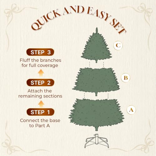 HOLLO STAR 6ft Prelit Christmas Tree, Multi-Color RGBW Lights,App Control - image 9