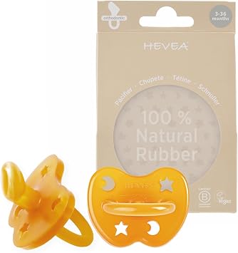 Hevea Sucettes Orthodontiques 100% Caoutchouc Naturel