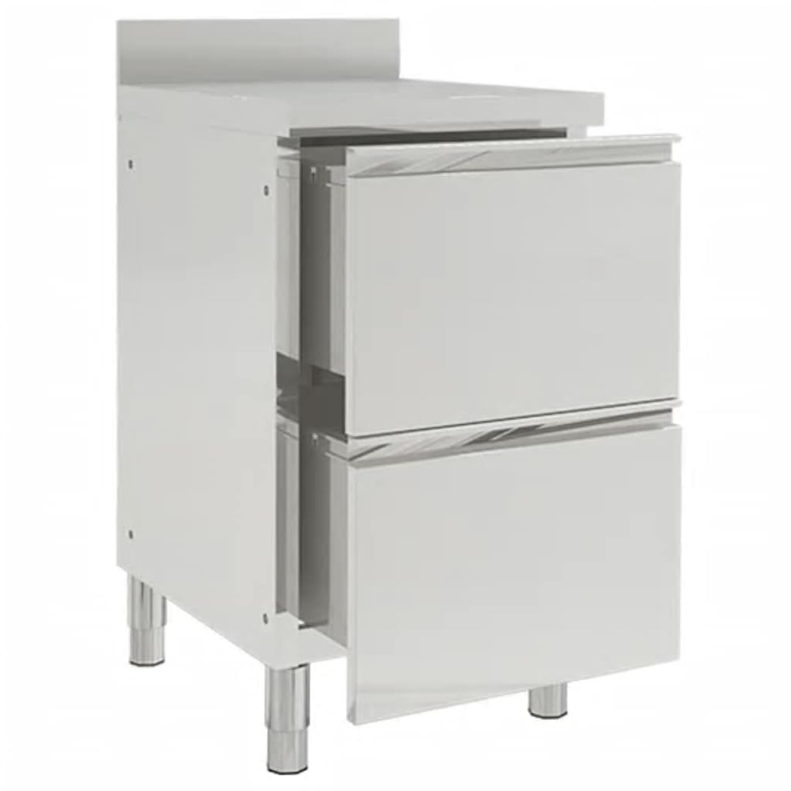 Gewerbliche Küchenschränke 2 STK. Edelstahl Model3081936