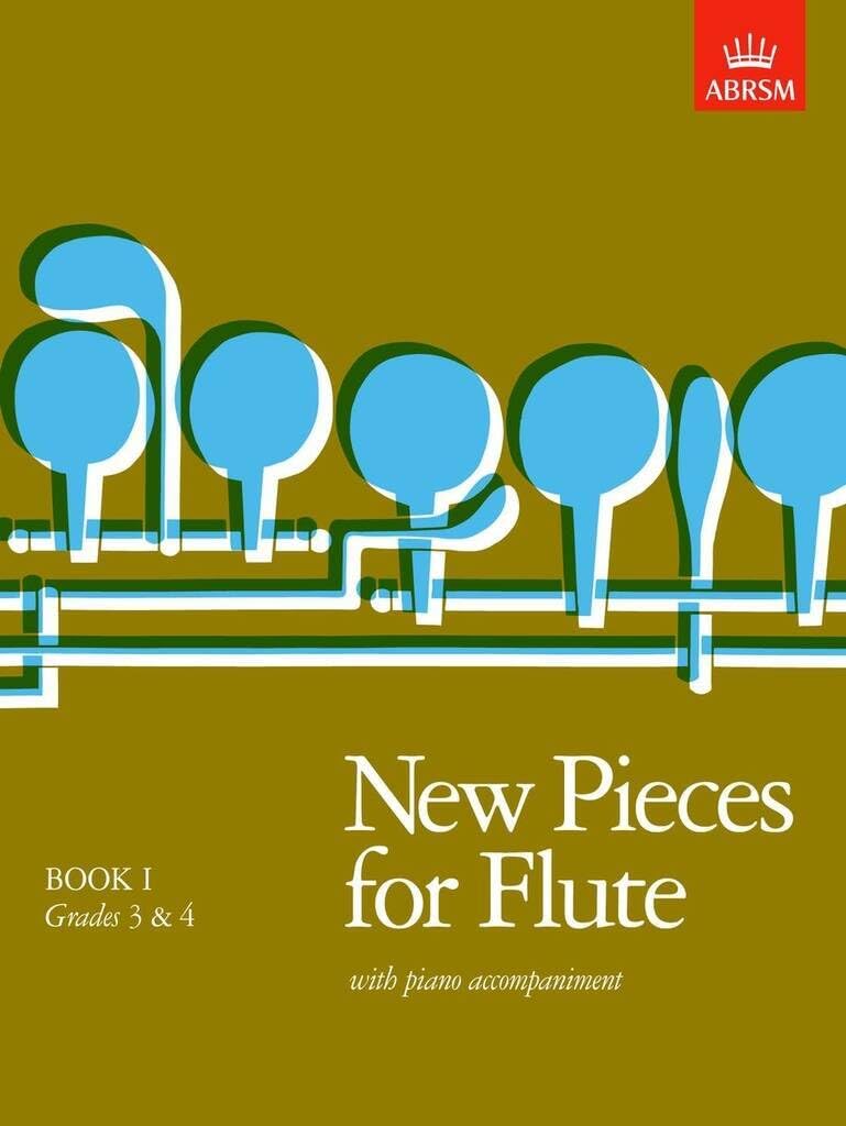 New Pieces for Flute Piano Book I Grades 3-4 ABRSM Music Graded Wind Series!!
