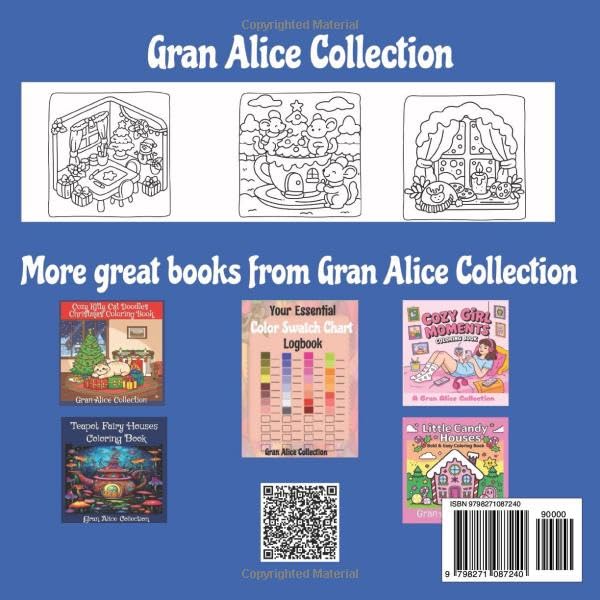 Cozy Winter Bold and Easy Coloring Book: Coloring Book for Adults & Teens with Cute and Cozy Winter Hygge Designs image 3