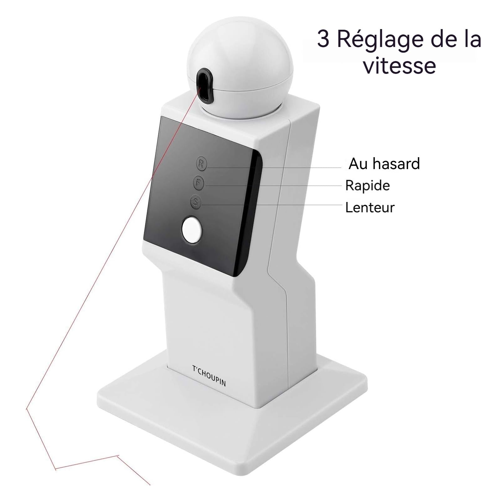 Jouet pour Chat électrique 18x9x9cm - Interactif et Stimulant - 3 Vitesses réglables - Jouet Interactif pour Chat
